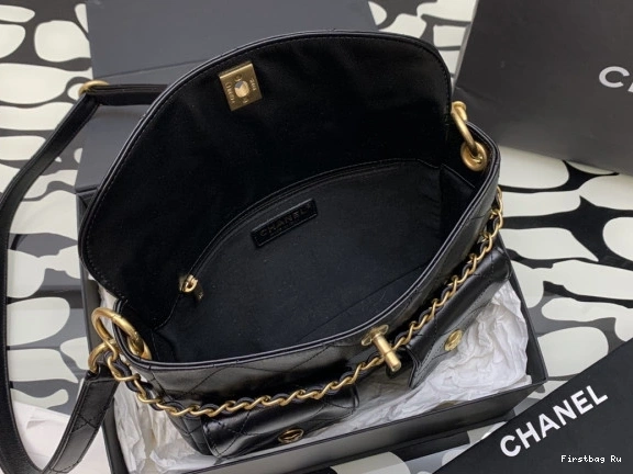 First Bag Ru CHANEL HOBO HANDBAG-19×24×5cm 0730